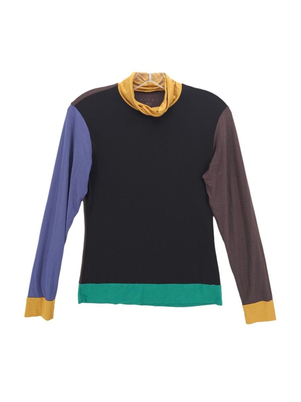 MARNI x UNIQLO Colorblock Turtleneck Long Sleeve Top HEATTECH Women's MEDIUM